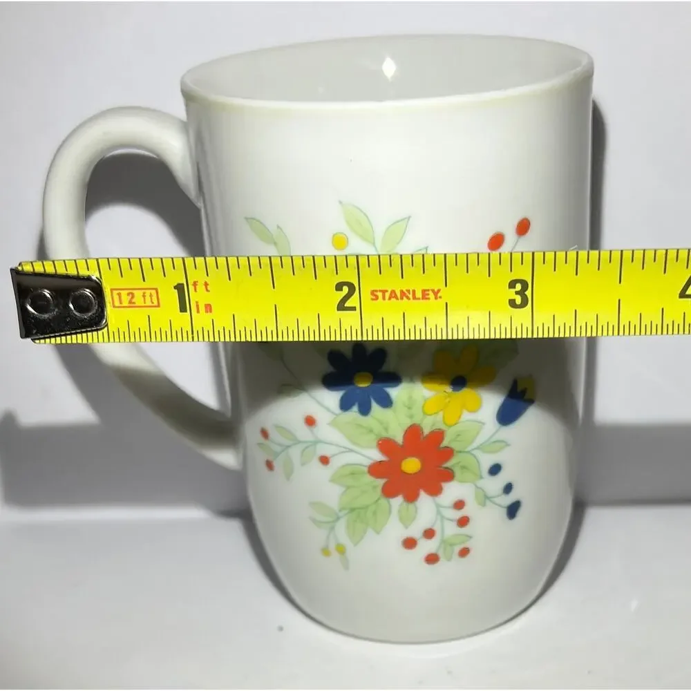 Cute floral coffee mug